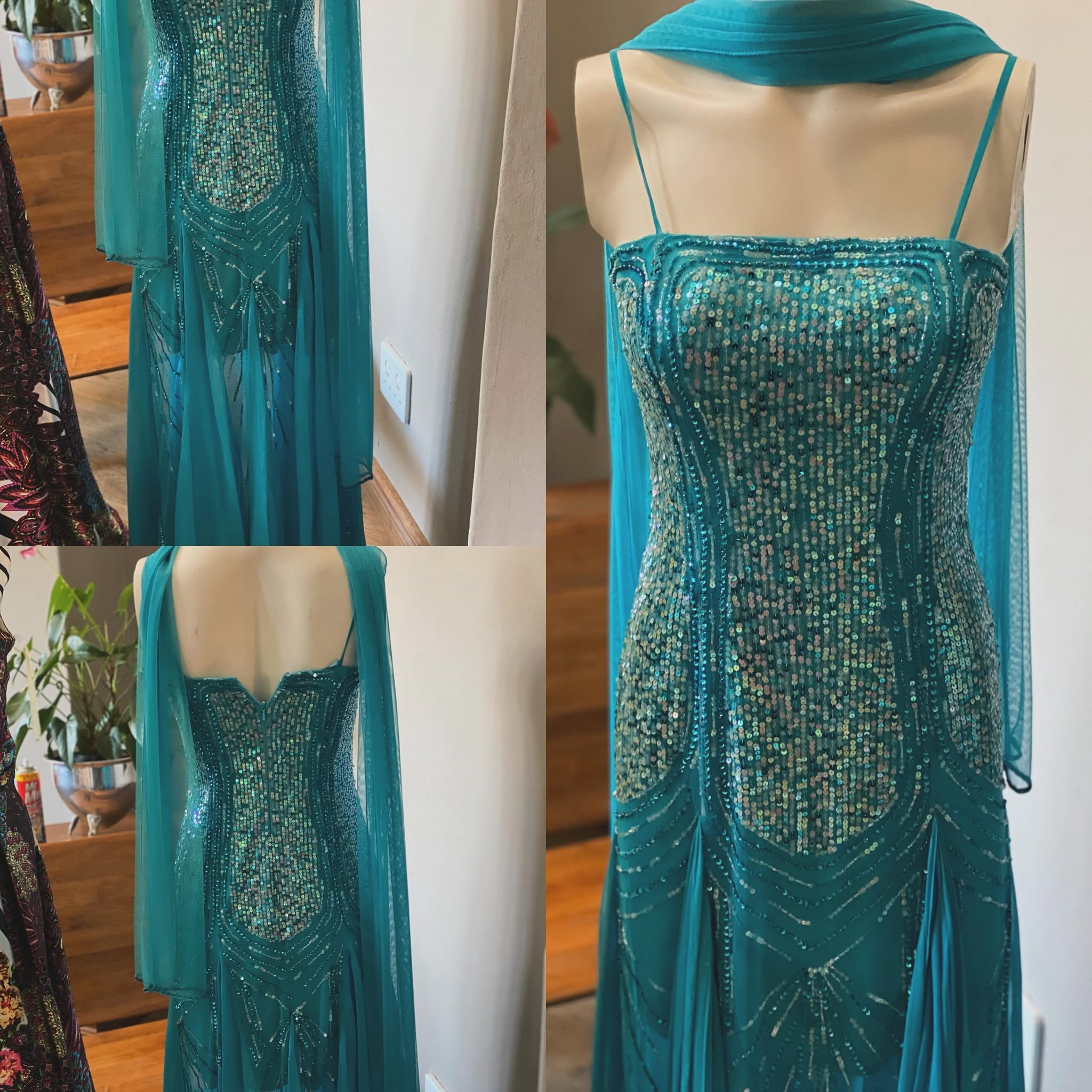 Bespoke cocktail dress tailored to exact body measurements